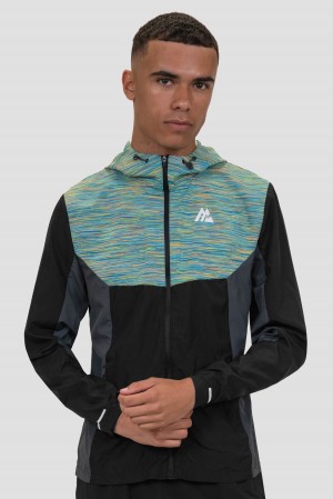 Black/Blue/Orange/Lime Montirex Trail Windbreaker | XGLYJ-2347