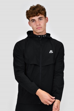 Black Montirex Vector Jacket | QEWKB-4985