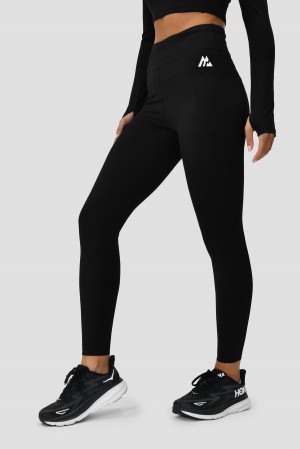 Black Montirex Women's MTX Run Legging | AVENC-3950