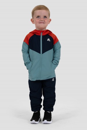 Cardinal Red/Midnight Blue/Dry Smoke Montirex Infants Velocity Jacket | GRUXB-8791