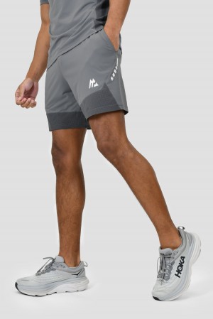 Cement Grey/Jet Grey Montirex MTX Trail Short | HNGJX-8970
