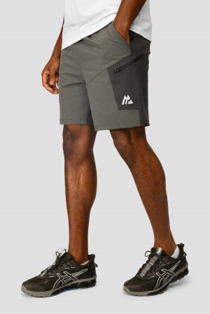 Cement Grey/Jet Grey Montirex Ultra Woven Short | RYBXT-7286