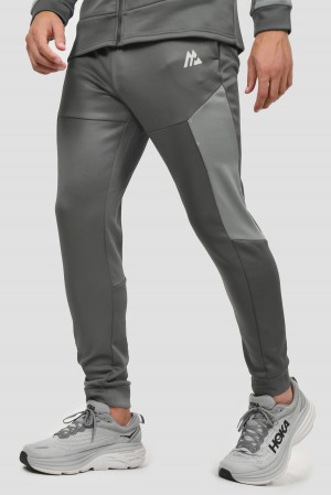 Cement Grey/Platinum Grey Montirex Flex Gridded Jogger | CTONX-8960
