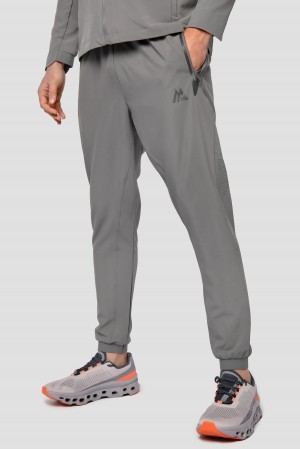 Cement Grey Montirex Lumos Woven Pant | BEAUQ-4567
