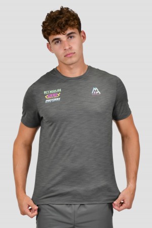Cement Grey Montirex MTX Speed Run T-Shirt | PXGJD-0561