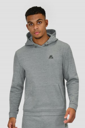 Cement Grey Montirex Rapid Fleece Hood | ZVTDI-3410