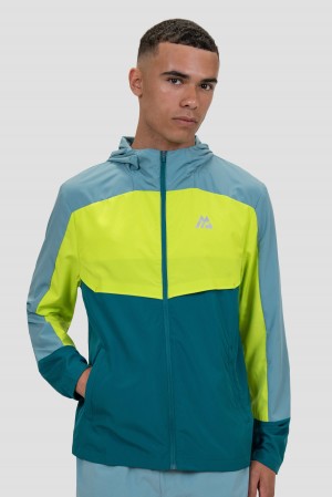 Dry Smoke/Electric Lime/Acropora Montirex Breeze Windbreaker | MSZON-6573