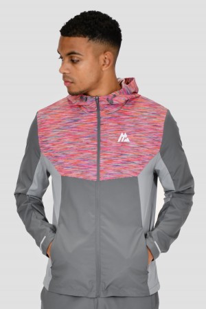 Grey/Orange/Purple Montirex Trail Windbreaker | WVRDA-8150