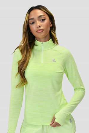 Light Green Multi Montirex Women's Lite 1/4 Zip | ODGFE-9031
