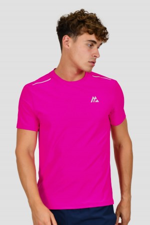 Magenta Montirex Charge T-Shirt | MYBCK-3519
