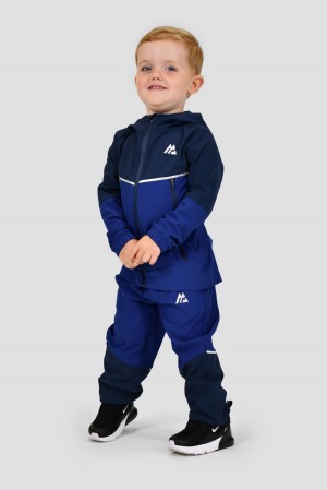Midnight Blue/Marine Blue Montirex Infants Trek Woven Jacket/Pant Set | GWLNK-4170