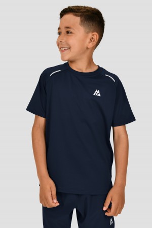 Midnight Blue Montirex Boys Soar T-Shirt | PGKWU-8309