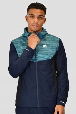 Navy/Dark Teal Multi Montirex Trail Windbreaker | PABMN-8290