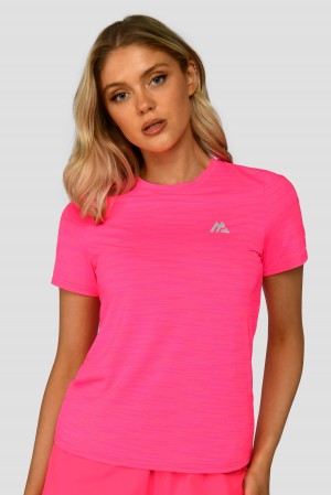 Neon Pink Montirex Fly T-Shirt | YPGSW-8694