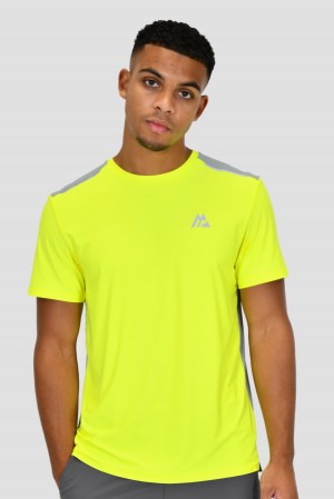 OG Neon/Platinum Grey Montirex Charge T-Shirt | KJYTN-5860