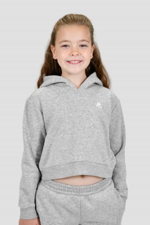 Platinum Grey Marl Montirex Girls Essence Hood | VHKMY-1240