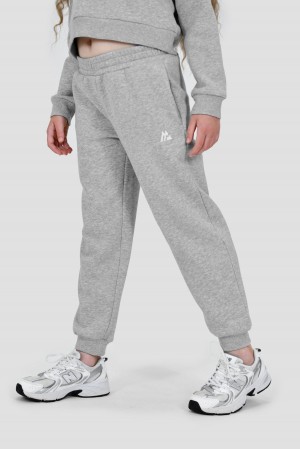 Platinum Grey Marl Montirex Girls Essence Jogger | ECLOQ-6312
