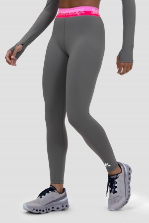 Winter Sky/Fuchsia/Shocking Pink Montirex Icon Contrast Legging | WNVKD-6754